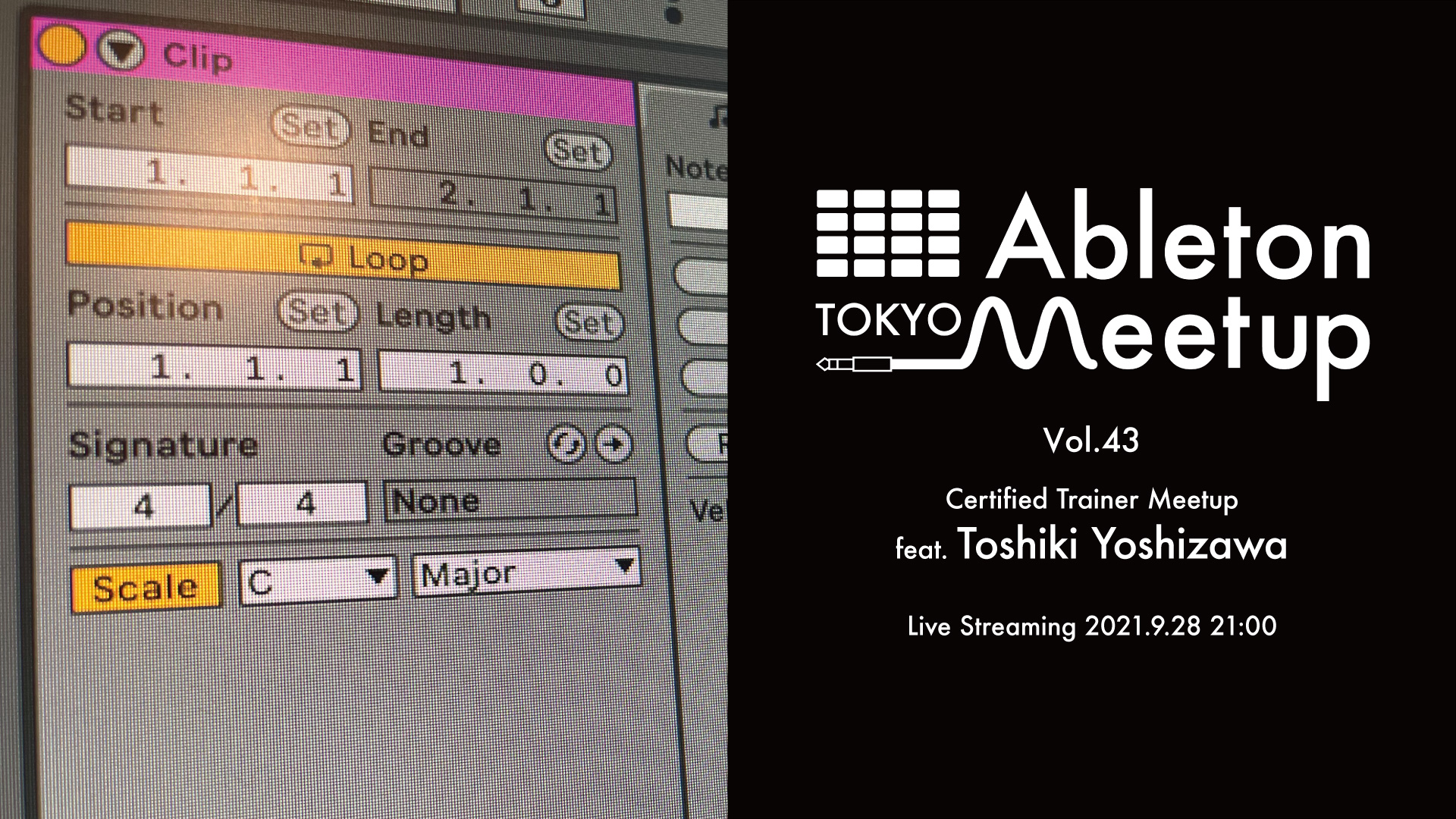 Ableton Meetup Tokyo Vol.43 Certified Trainer  Meetup feat. Toshiki Yoshizawa